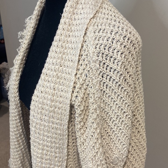Free People I’ll Be Around Cardigan in Off White - Picture 5 of 9
